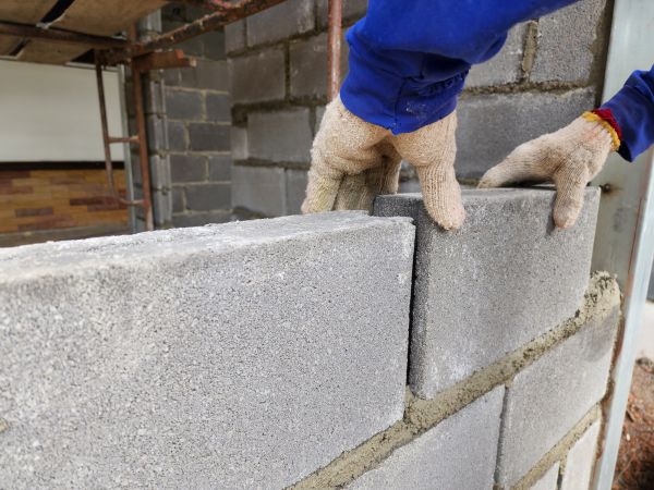 Concrete Block Installation